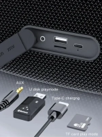 Портативная колонка A6 Max, 80Вт, синий
