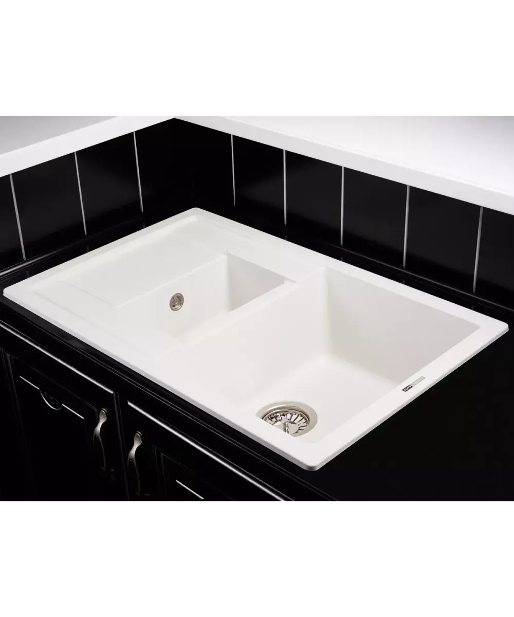 Кухонная мойка Kuppersberg MODENA 1,5B1D WHITE фото 2