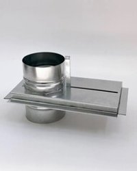Шибер оцинкованная сталь d=200 толщина металла 0,5