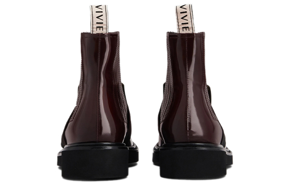 Roger Vivier Viv" Rangers Ankle Boots Women"s Burgundy