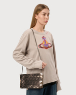 BAO BAO ISSEY MIYAKE КЛАТЧ PLATINUM TSUCHIME ЗОЛОТИСТЫЙ