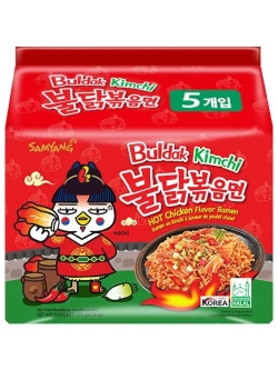 Лапша быстрого приготовления Samyang Hot Chicken Kimchi