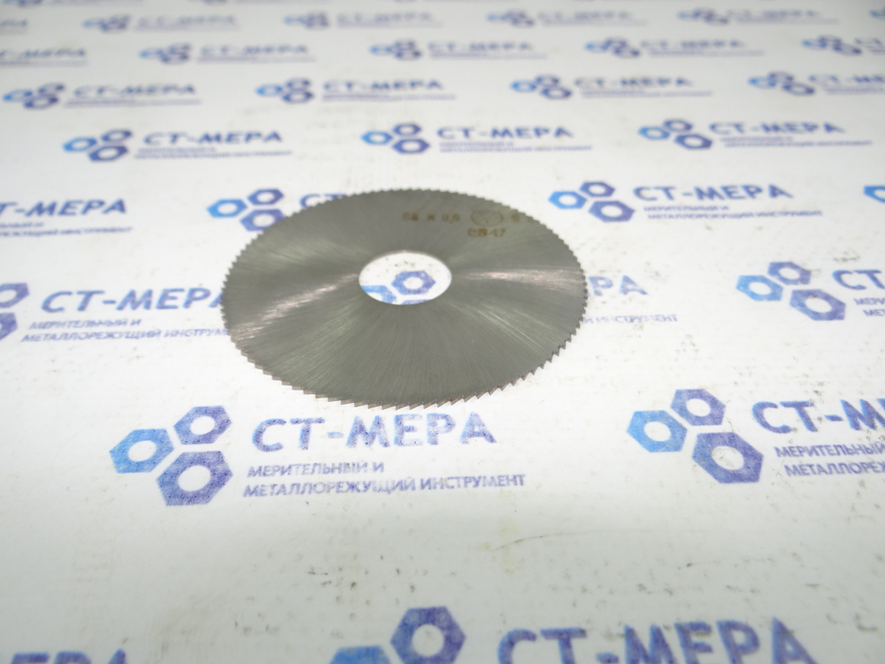 Фреза отрезная по металлу 63х0.6х16мм Р6М5 z=100 без фаски без ш/п