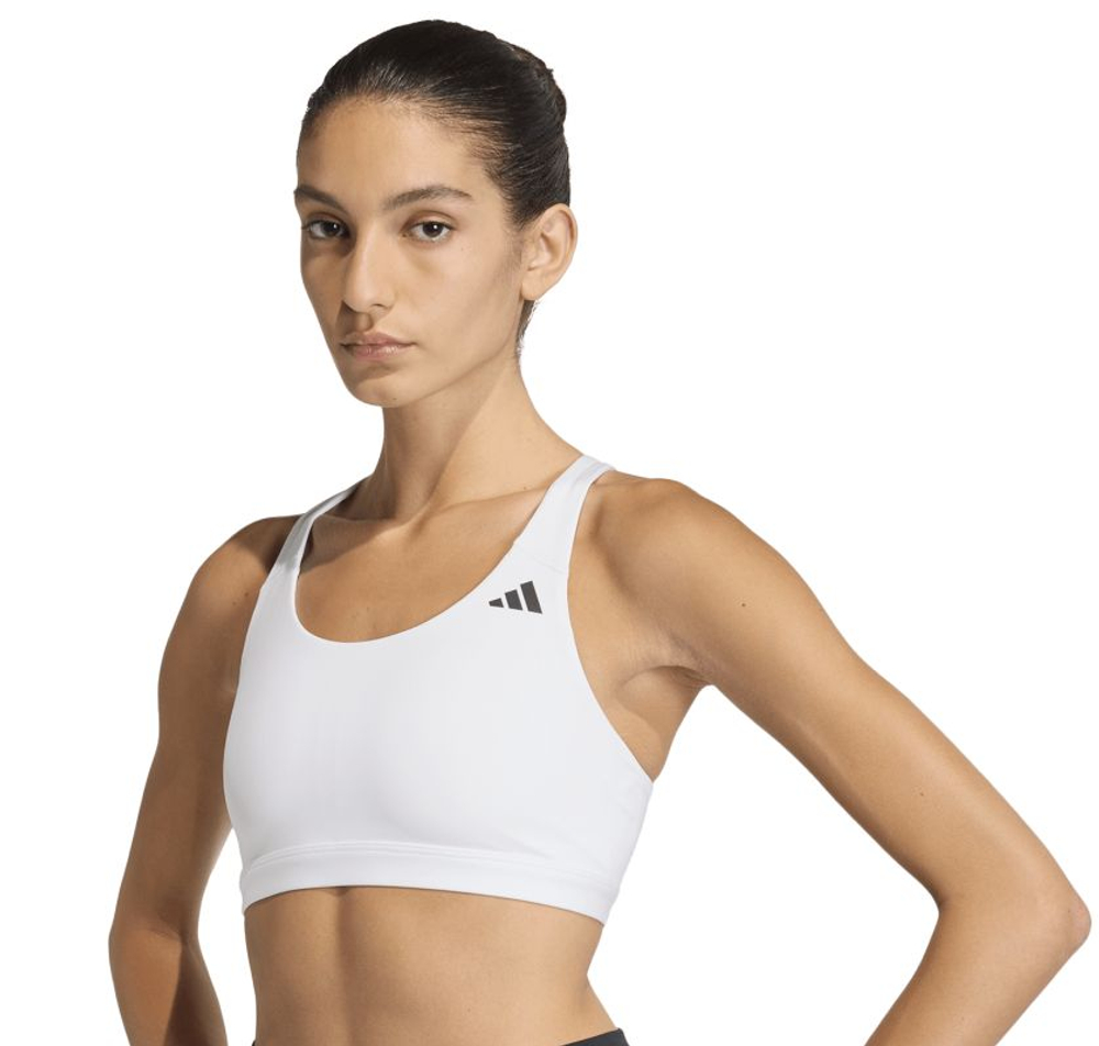Теннисный бюстгальтер Adidas Optime Essentials Workout Medium Support Sports - white