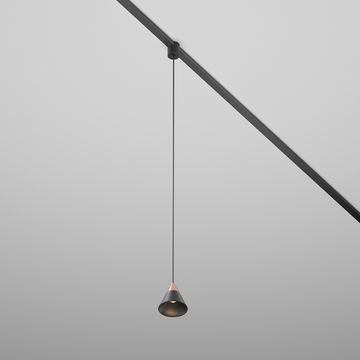 Трековый магнитный светильник LED 7W 3000К IP20 TR166-1-7W3K-M-B чёрный Cono Elasity Maytoni
