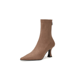 VANDEELEN Suede Ankle Boots 7.5cm Women"s