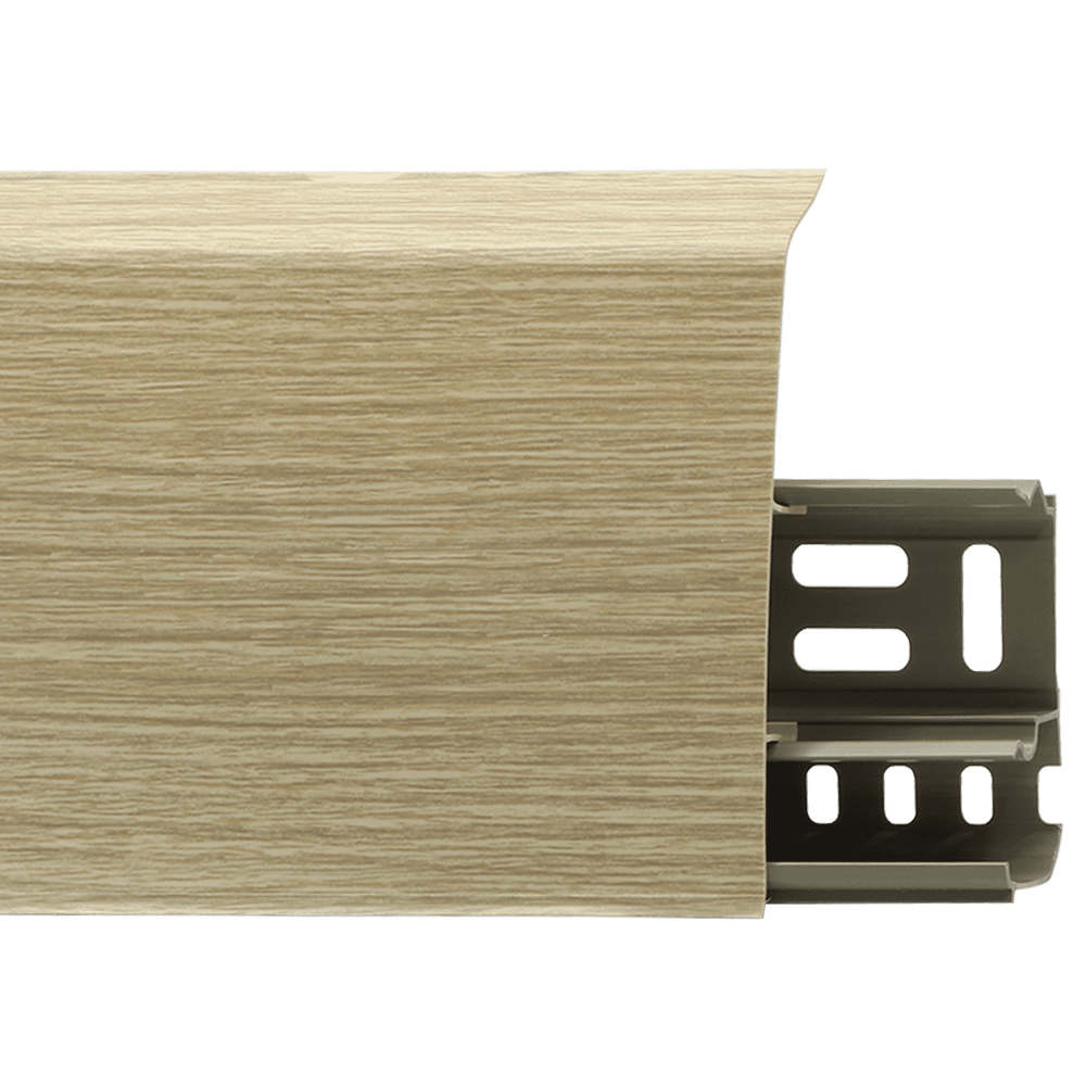 Плинтус LinePlast 85х2200 с монтажной планкой