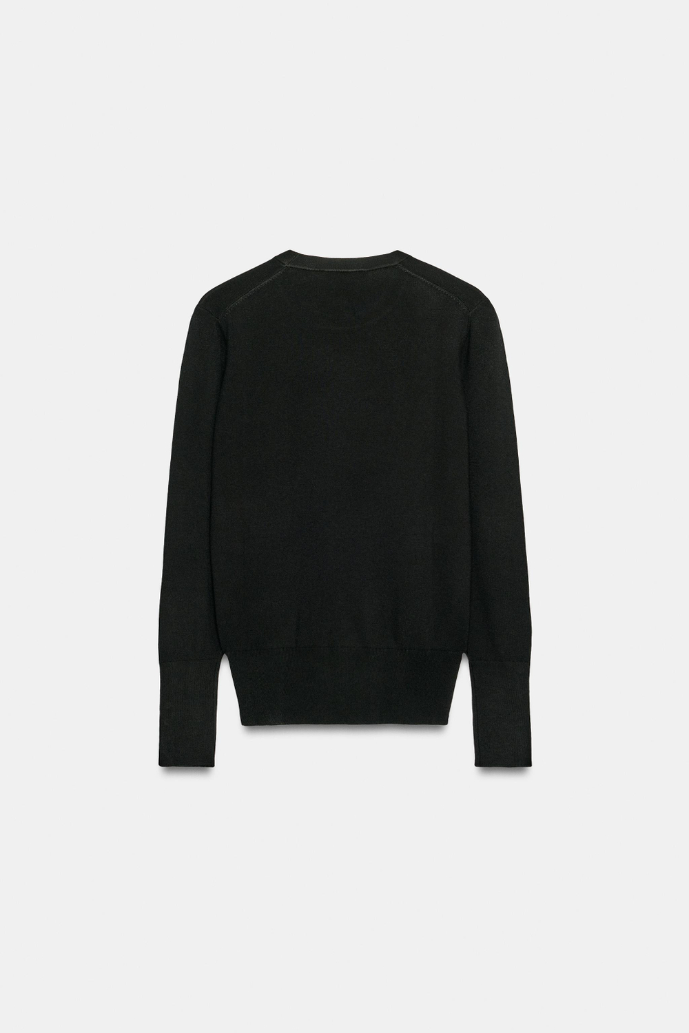 БАЗОВЫЙ ТРИКОТАЖНЫЙ СВИТЕР — ZARA