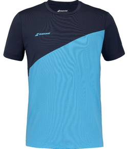 Мужская теннисная футболка Babolat Drive Crew Neck - небесный