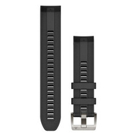 Ремешок силиконовый Garmin Marq Silicone Rubber Strap Black 22 мм
