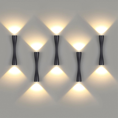 4291/10WL HIGHTECH ODL22 437 черный/металл Настенный светильник IP20 LED 10W 453Лм 3000K ANIKA