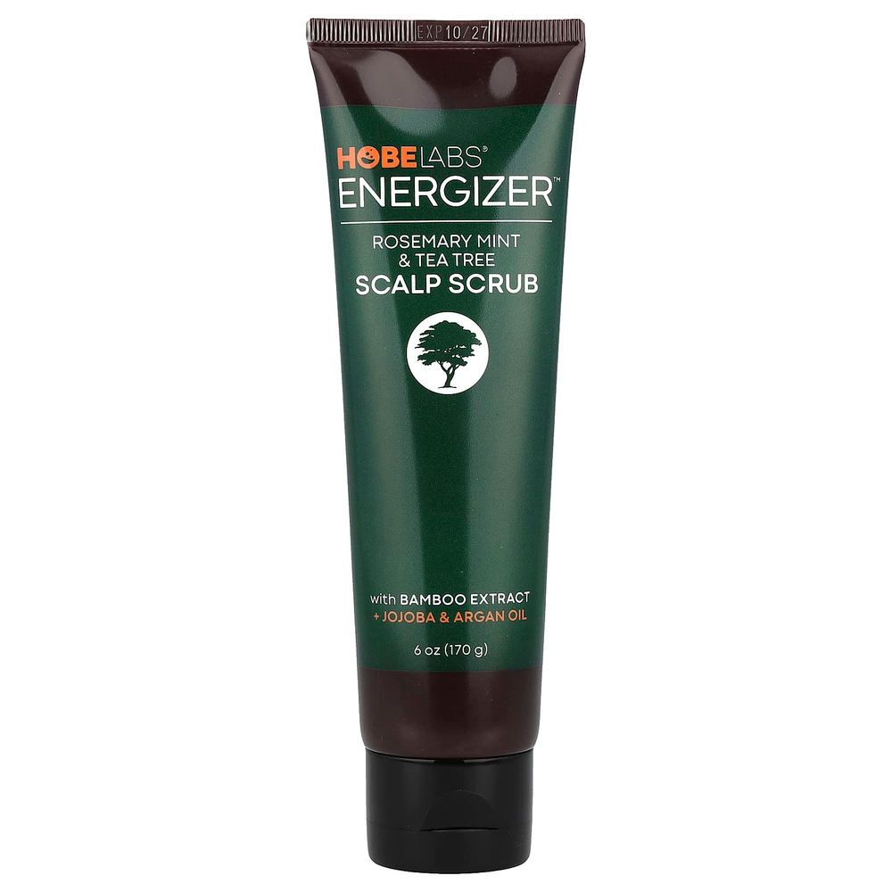 Hobe Labs, Energizer ™, скраб для кожи головы, розмарин, мята и чайное дерево, 170 г (6 унций)