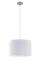 Светильник подвесной NewRgy 8214LAPL SATIN NICKEL+WHITE, 40 Вт, никелевый и белый