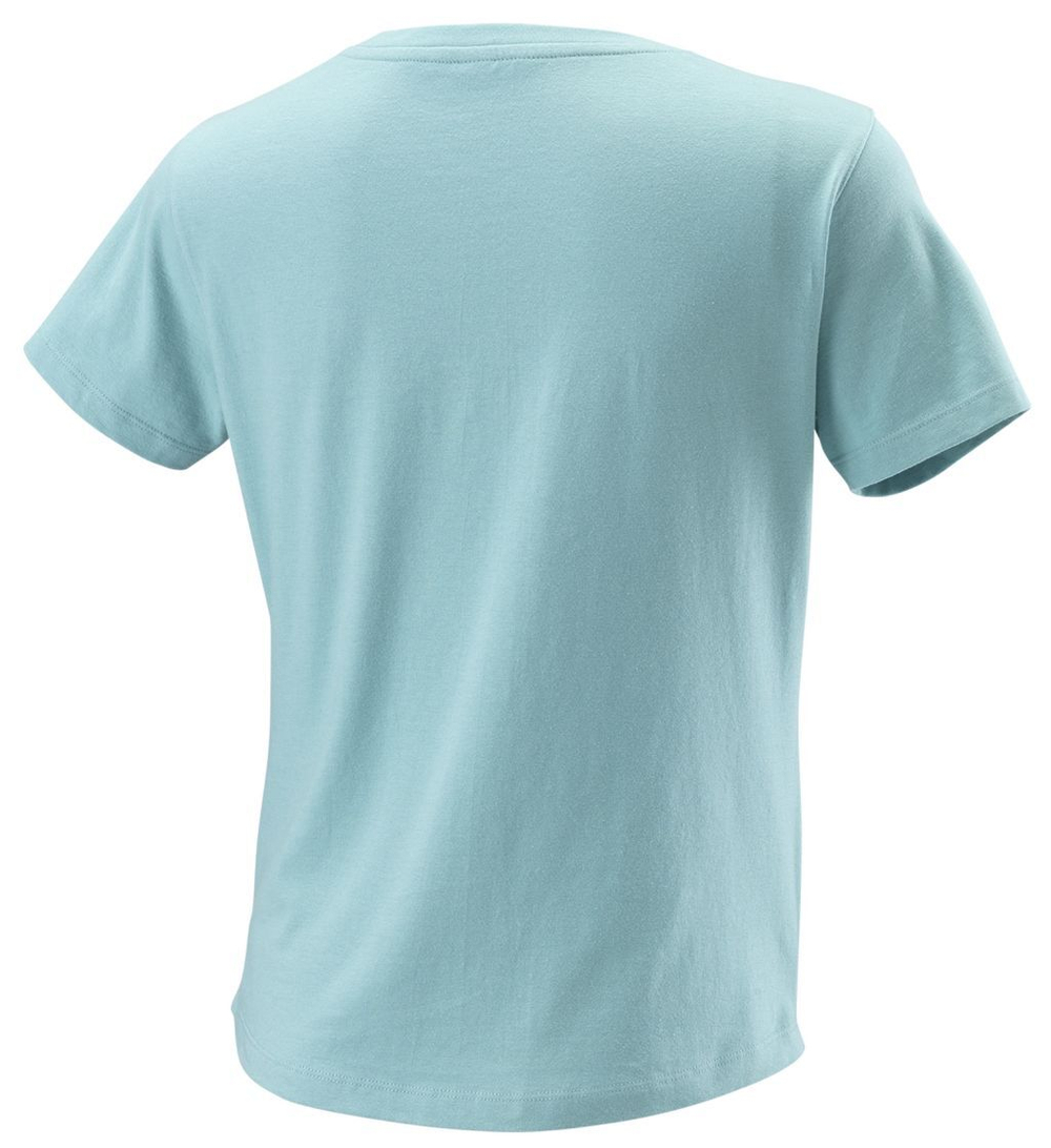 Женская теннисная футболка Wilson Script Eco Cotton Tee W - Бирюзовый