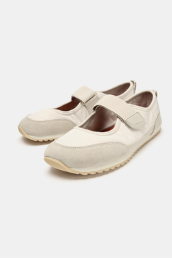 ZARA БАЛЕТКИ BAREFOOT, ПЕСОЧНО-КОРИЧНЕВЫЙ