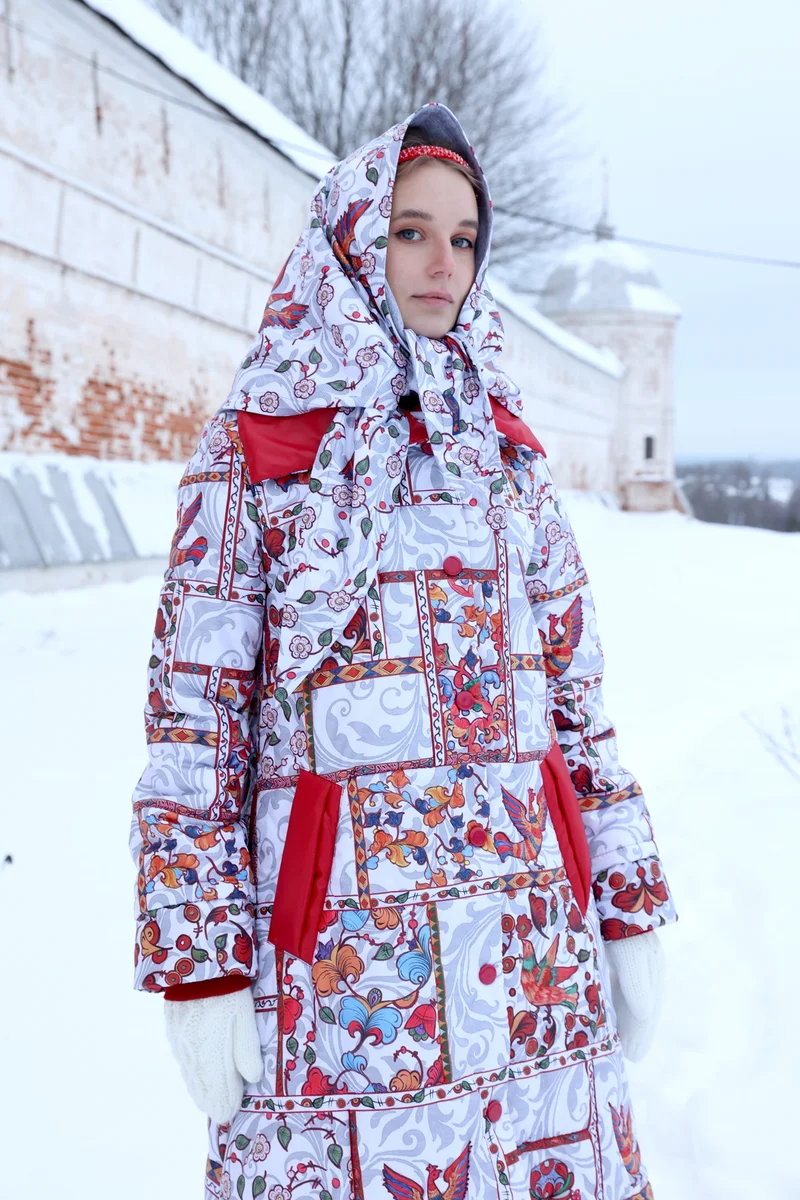 Пальто "Дамаск-23. Масленица"
