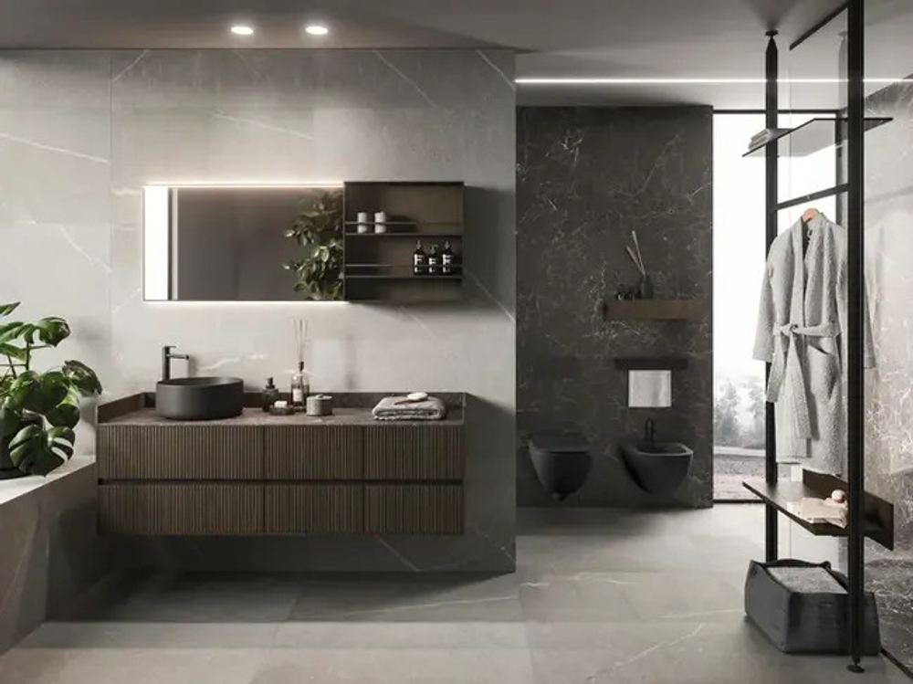 Kerranova Skala Dark Grey MR 60x60