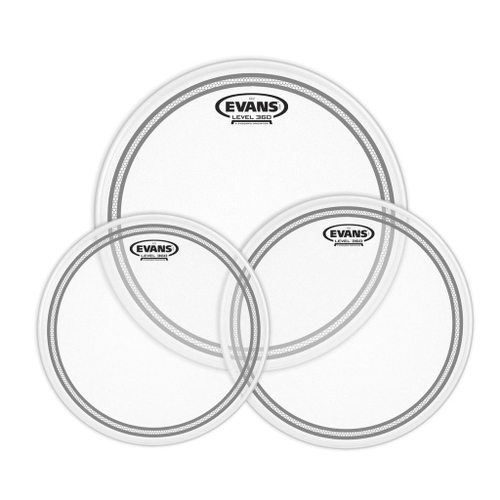Evans ETP-EC2SCTD-S Набор пластиков 12",13",16" Edge Control Coated,двойные,c прозрач.напылением