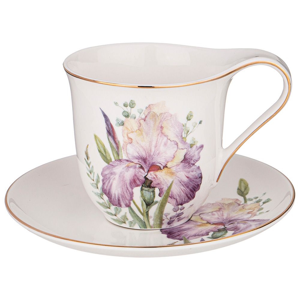 ЧАЙНАЯ ПАРА LEFARD "IRISES" 275 МЛ, РАЗНОЦВЕТНЫЙ (КОР.=24НАБ.)