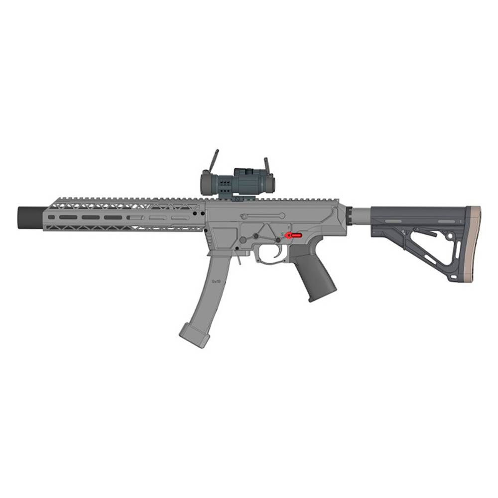 Ловер (lower receiver) для ВПО-185, ВПО-285, версия "Плюс", Lacgun