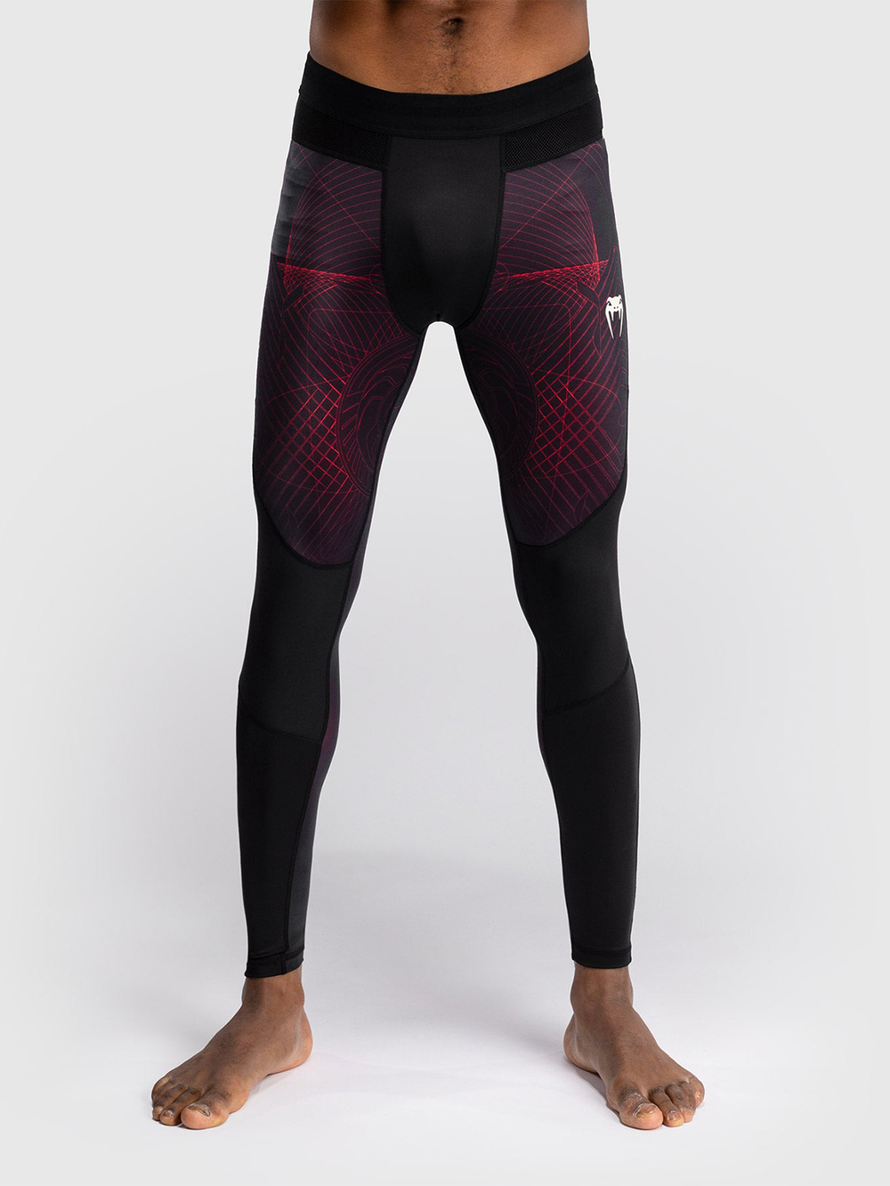 Тайтсы Venum G-Fit Air Deep Black/Fire Red