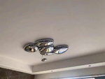 Ceiling design lamp Skydro by Artemide (5 lampshades)