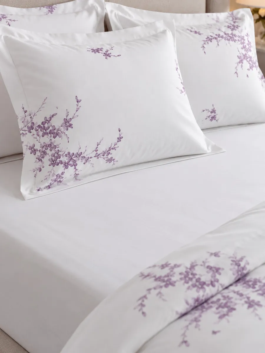 Gelin Home КПБ 6 пр. DENIZ сиреневый цвет пододеяльник 200*220, простынь 240*260, наволочки 50*70 2шт, декоративные наволочки 50*70 2шт GLNN6599 — фото 4