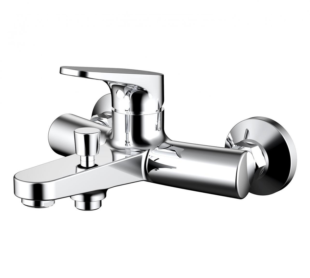Смеситель для ванны с коротким изливом Bravat Eler F6191238CP-01-RUS