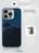 Чехол накладка iPhone 15 Pro 6.1" Gurdini Carbon Design (Magsafe &amp; Lense holder) Mountain Blue