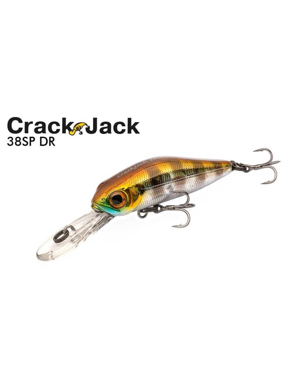 Воблер для рыбалки Pontoon21 Crackjack 38SP-DR, 38мм., 2.6гр., заглубление 1.0-1.4 м., цвет R22