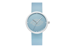 Dickies Wrist Watch Quartz Movement Silicone Leather Strap Green Dial Women"s Watch
