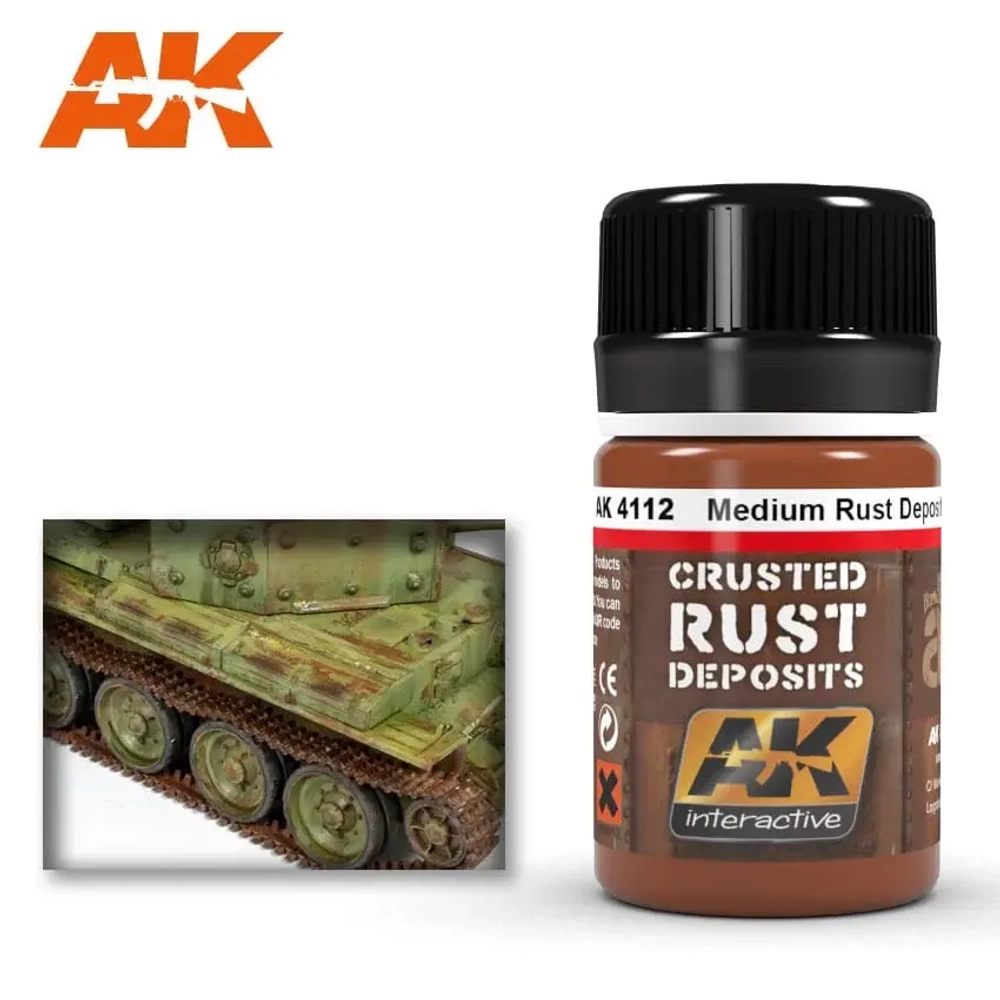 Набор красок AK Interactive Crusted Rust Deposits