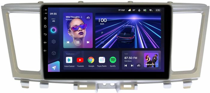 Магнитола для Infiniti QX60, JX35 2012-2016 (пластиковый верх) - Teyes CC3L монитор 9" IPS на Android 10, CarPlay, 4G SIM-слот