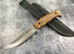 Туристический  нож Caspian AUS-8 StoneWash Орех, Kizlyar Supreme,4650065057356