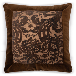 Подушка декоративная Art&Decor на молнии Empire Design 45x45 Коричневый