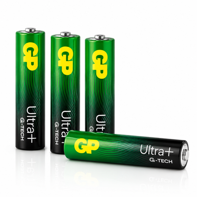 Элементы питания (батарейки) AAA GP 24AUPA21-2CR4 Ultra Plus (блистер 4шт)