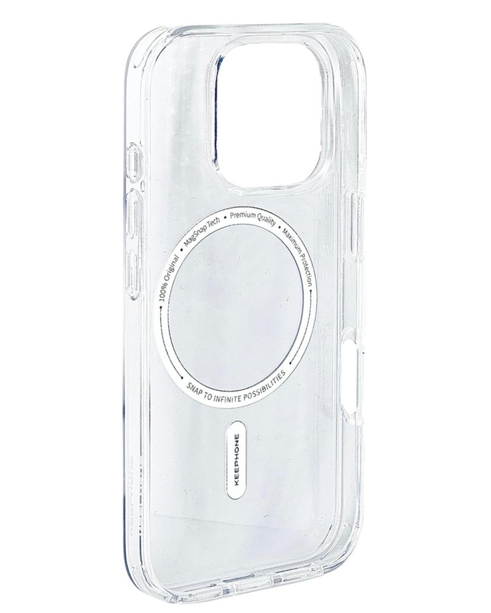 Накладка для i-Phone 16 Pro Keephone Hibrid Pro MagSnap прозрачный