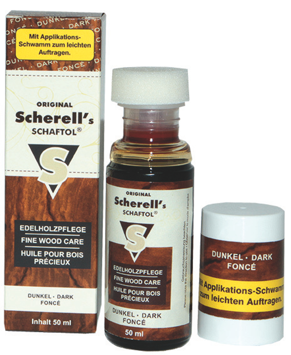 Средство для обработки дерева Scherell Schaftol 50мл (тёмно-коричневое)