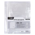 Файл-вкладыш Optima A4, 100 шт, 30 мкм глянцевый, прозрачный EC2200660, Expert Complete