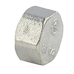 Заглушка латунь никель Ду 20 (3/4") ВР 9016 ГОСТ 32585-2013 Aquasfera 9016-02