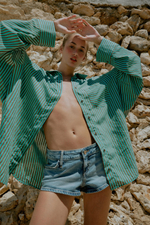 РУБАШКА ОВЕРСАЙЗ В ПОЛОСКУ — ZARA
