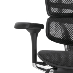 Кресло FALTO Ergohuman Elite 2 с подножкой ( чёрный каркас /сетка чёрный T-168-B1 Black )