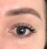 Темно-серые линзы c окантовкой на 12 мес. Marquise elegance dark gray m2 / Линзы для светлых и темных глаз с диоптриями