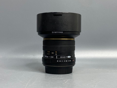 Samyang 14mm 2.8 ED AS IF UMC Canon EF царапины и потертости