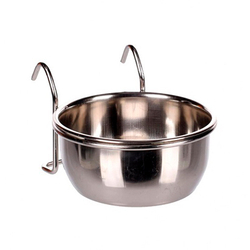 Flamingo Миска с держателем для клетки AVARO HOOK INOX 8см, 150мл