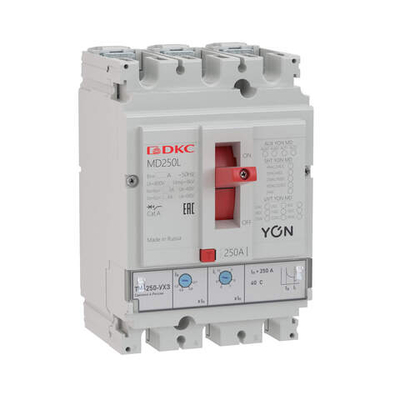 Авт. выкл. YON MD250F-TM016 3P 16А 50kA Ir 0.7…1xIn