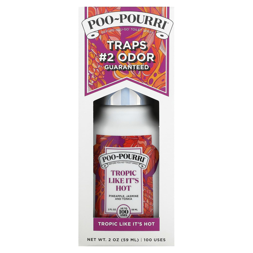 Poo-Pourri, спрей для туалета Before-You-Go®, Tropic Like It's Hot, 59 мл