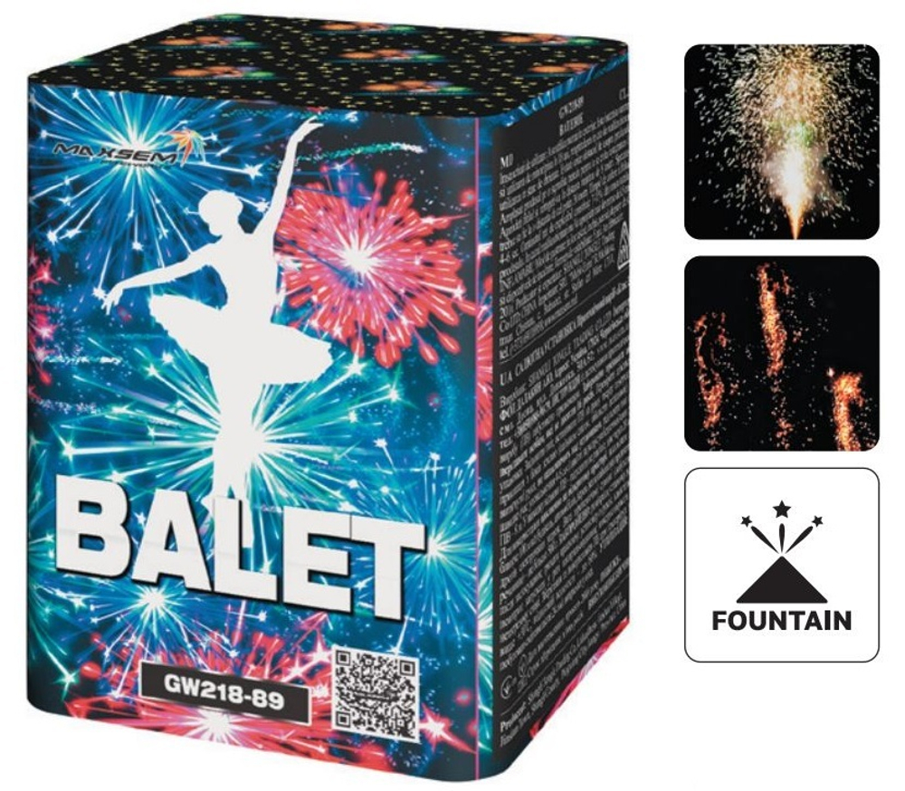 Батарея салютов "Balet" GW218-89 11 залпов * 0.8"