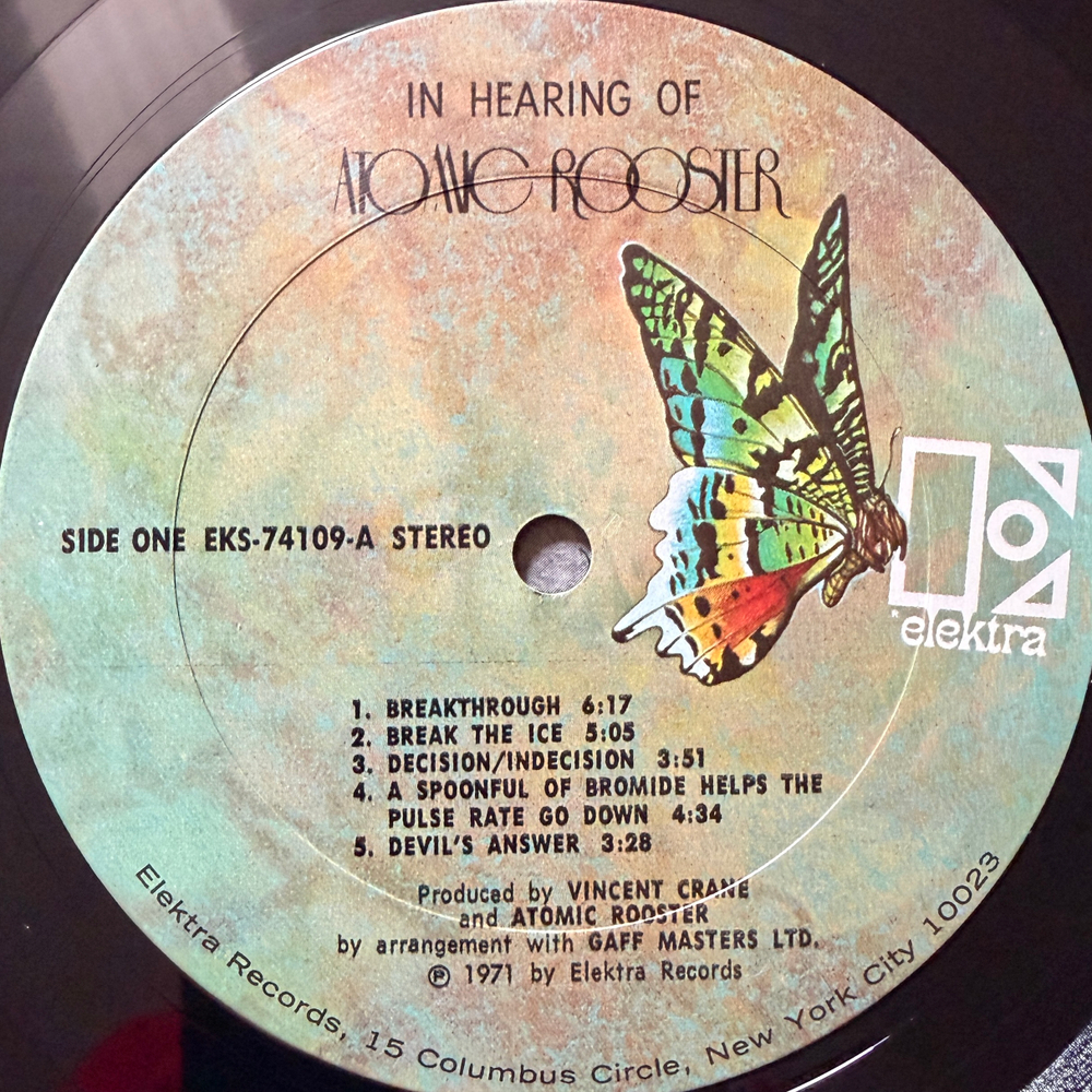 Atomic Rooster ‎– In Hearing Of (США 1971г.)