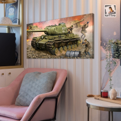 Картина на стену "Искандер-М" 80х40 см